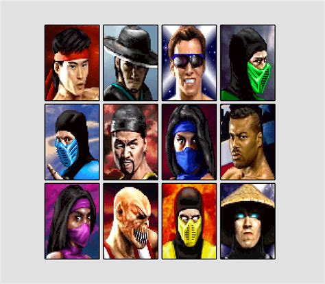 mortal kombat game characters